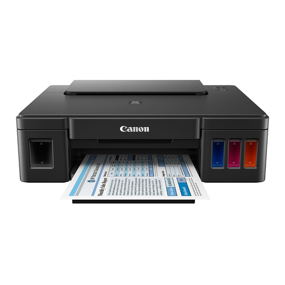 Canon Pixma G1000 series Online Manual