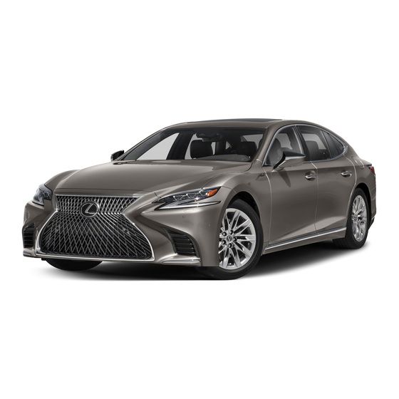Lexus LS500 Quick Manual