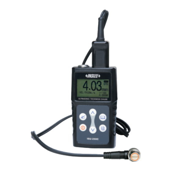 insize ISU-250C Operation Manual