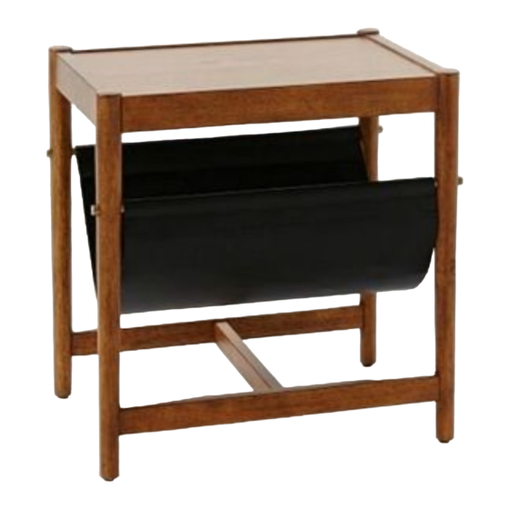 West Elm Leather Sling Size Table 556071 Assembly Instructions