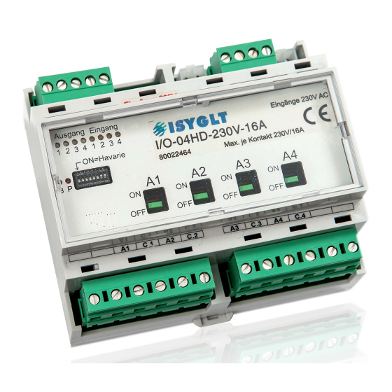 ISYGLT I/O-04HD-230V-16A Instruction Manual