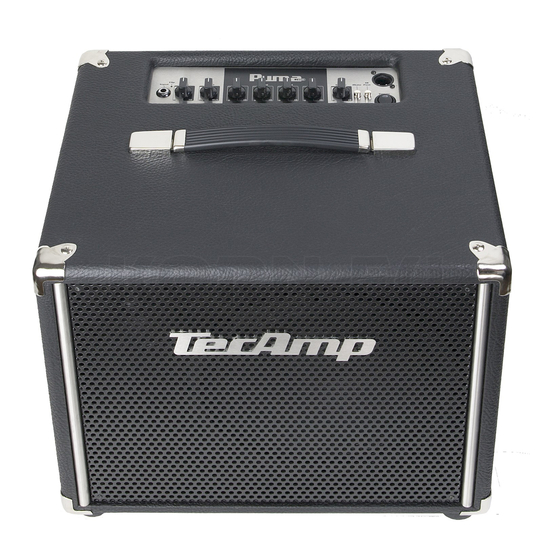 Tecamp Puma Combo 110 Owner's Manual