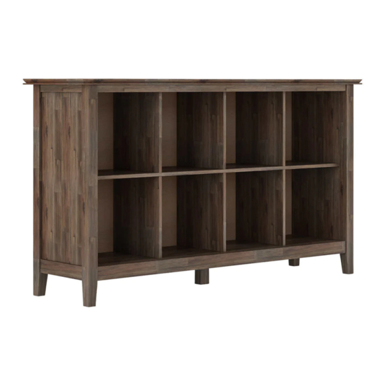 User Manuals: Cypress Hills AXCCMAR20 Cube Storage