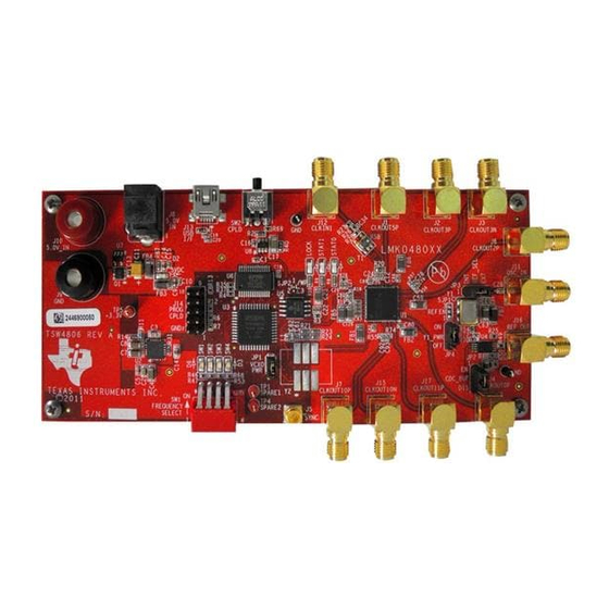 Texas Instruments TSW4806EVM User Manual