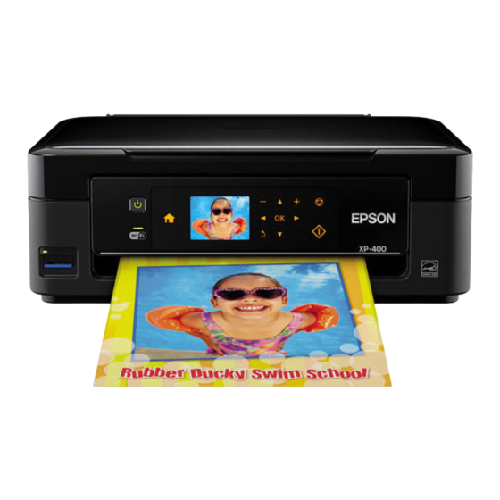 Epson Small-in-One XP-400 Quick Manual