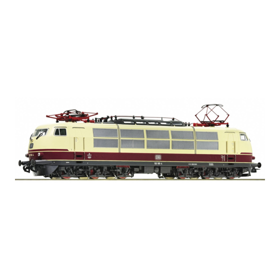 roco 103 DB Operating Manual