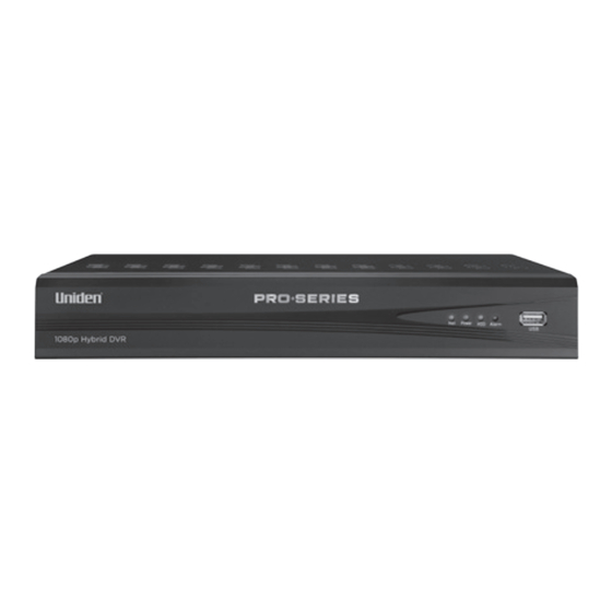 Uniden PRO Series User Manual