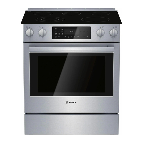 Bosch 800 Series Use And Care Manual