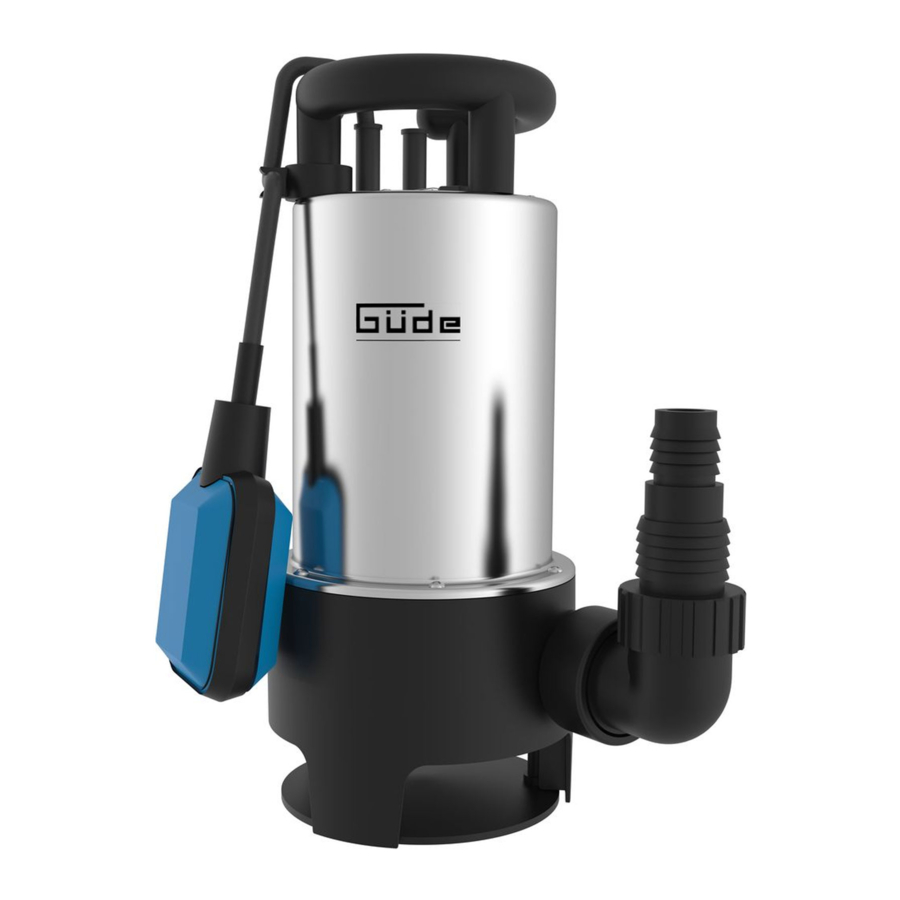 Gude GS 1103 PI Manual