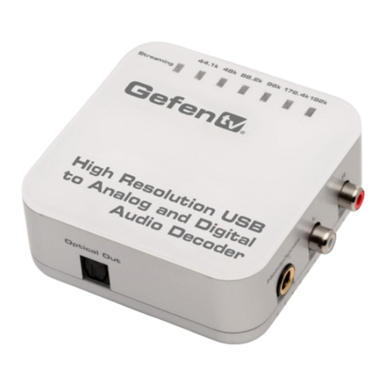 Gefen GTV-192KUSB-2-ADAUD User Manual