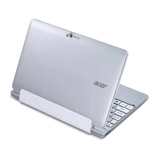 Acer W510 User Manual