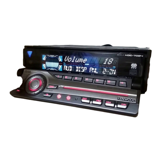 Kenwood KDC-M7024 Service Manual