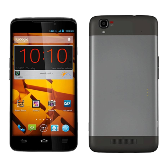 Zte Boost MAX User Manual
