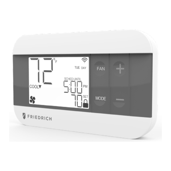 FRIEDRICH WRT2 INSTALLATION AND OPERATION MANUAL Pdf Download ManualsLib