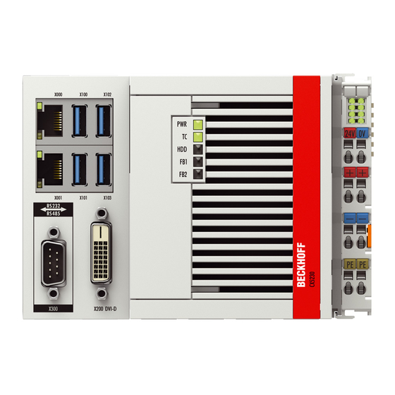 Beckhoff CX5240 Manual