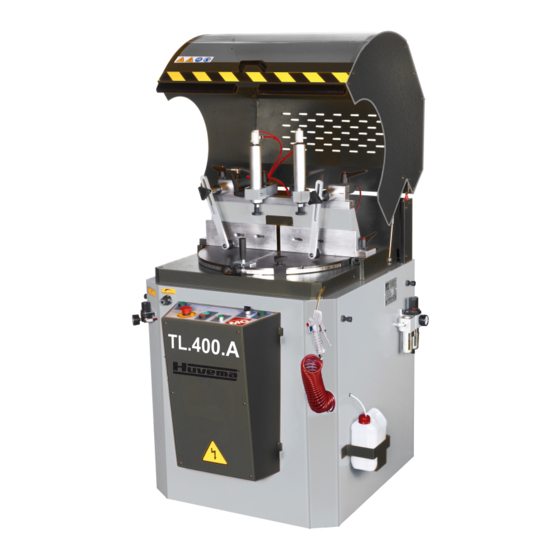 Huvema TL-400-A Aluminium Saw Machine Manuals