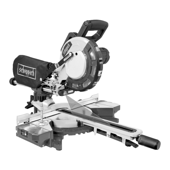 Scheppach HM216 Manual