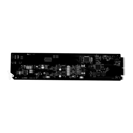 Cobalt Digital Inc 9262 User Manual