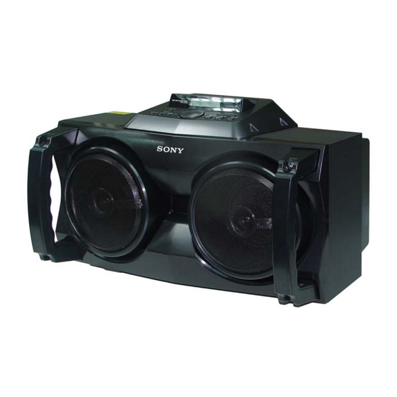 Sony HCD-GTK2i Service Manual
