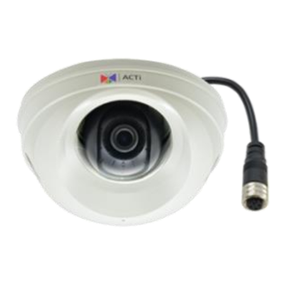 ACTi E99M Hardware Manual