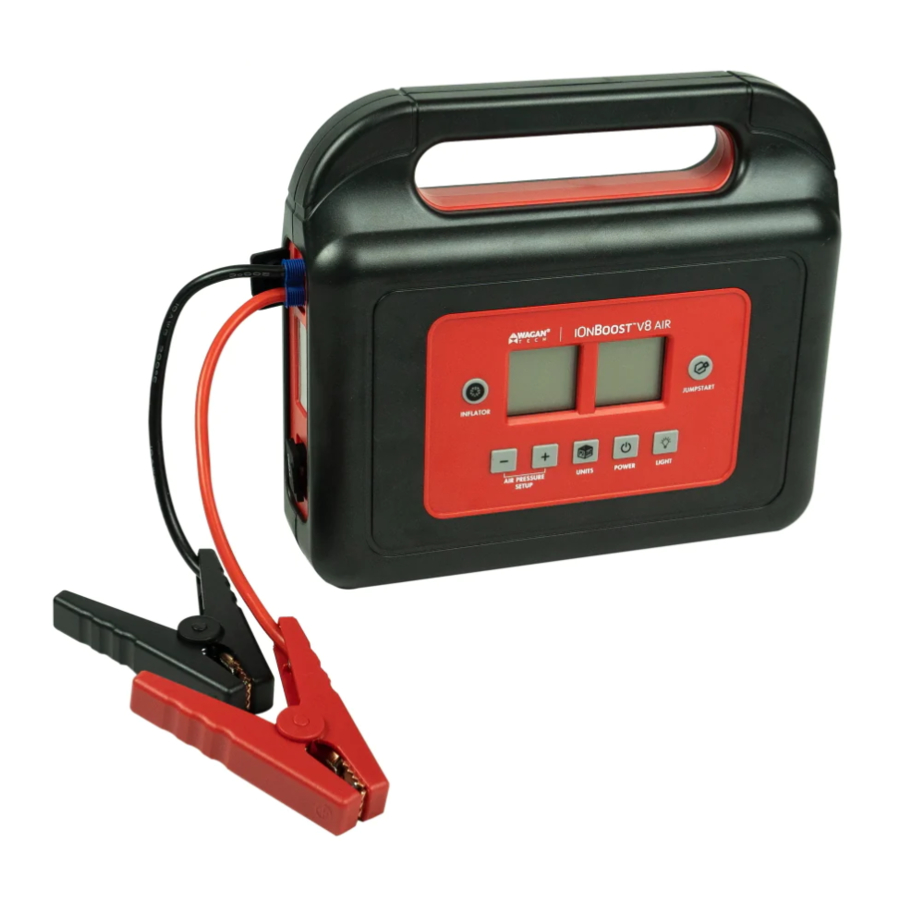 WAGAN Tech iOnBoost V8 Air, 7526 - LITHIUM JUMP STARTER & INFLATOR Manual