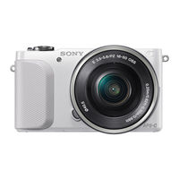 Sony Alpha NEX-3NY Instruction & Operation Manual