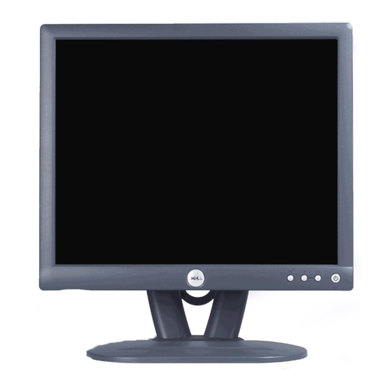 Dell E173FP - 17" LCD Monitor User Manual