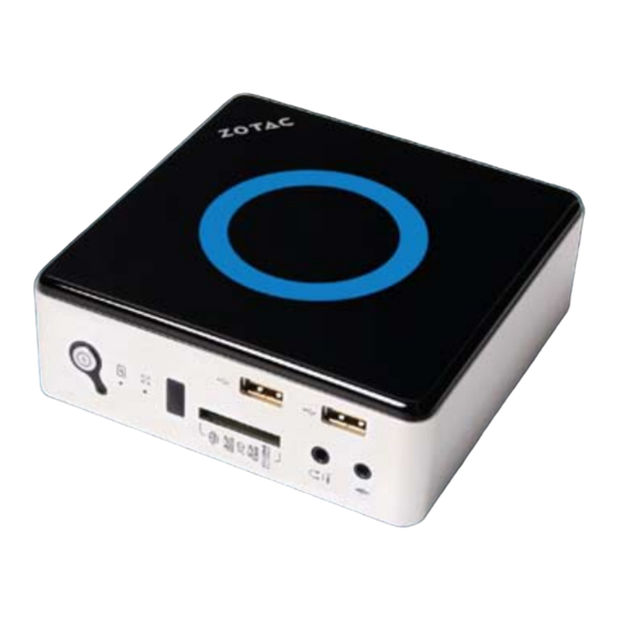 Zotac ZBOX nano User Manual