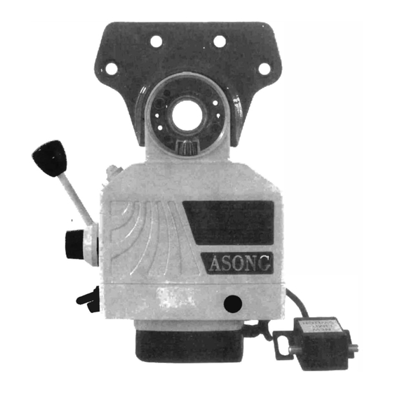 Asong POWER FEED Assembly & Operating Instructions