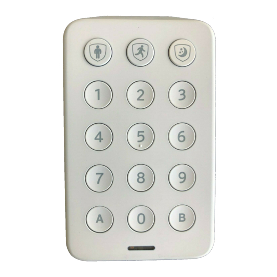 Comcast Security Keypad Quick Start Manual