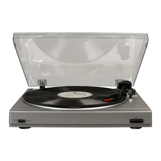 Crosley T200A Instruction Manual