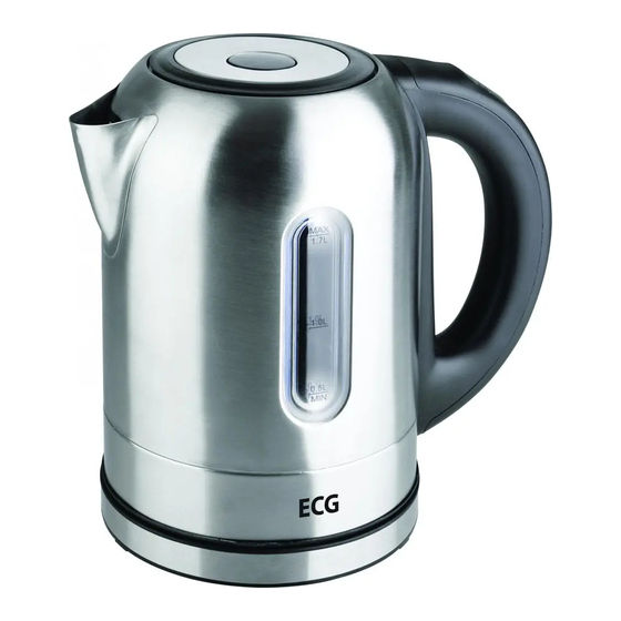 ECG RK 1785 KE colore Electric kettle Manuals