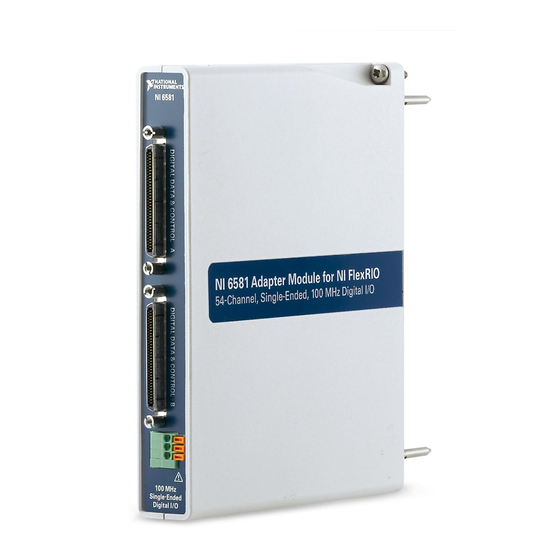 National Instruments FlexRIO NI 6581B Manuals