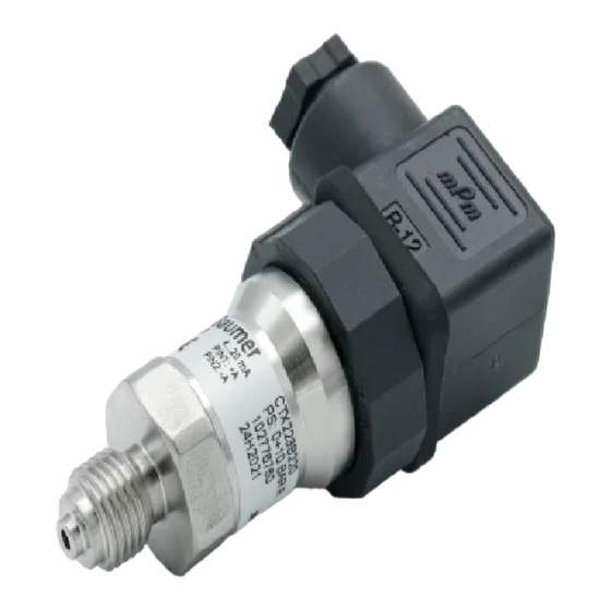 Baumer CTX User Instructions