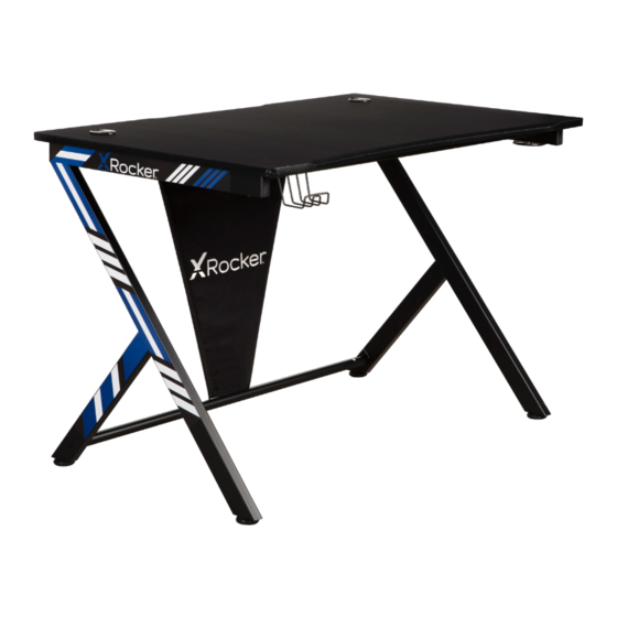 XROCKER Ocelot Gaming Desk Assembly Instructions Manual