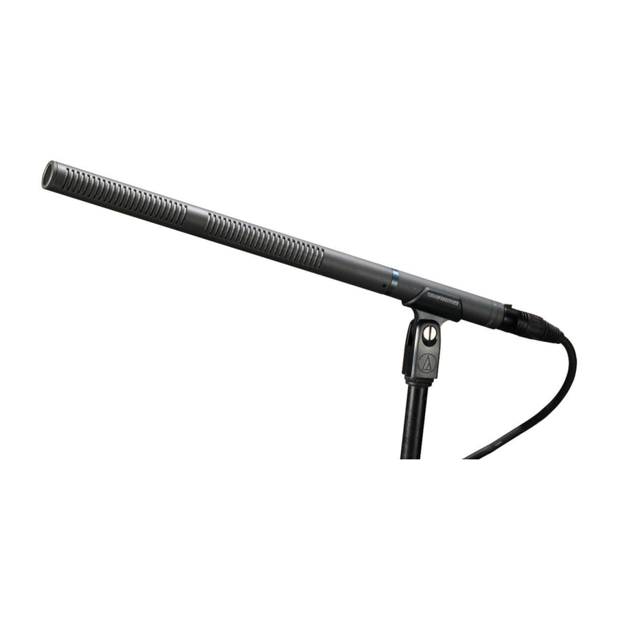 Audio-Technica AT8035 - Line + Gradient Condenser Microphone Manual