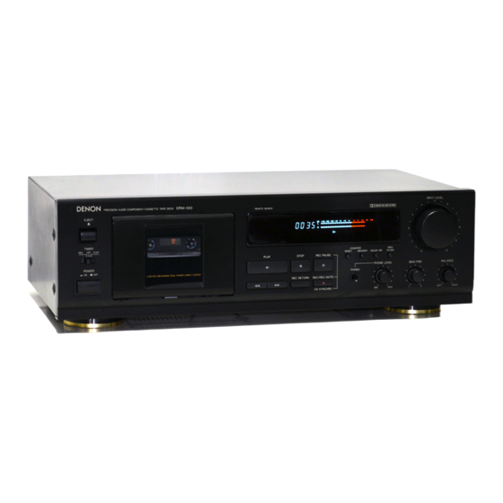 Denon DRM-550 Service Manual