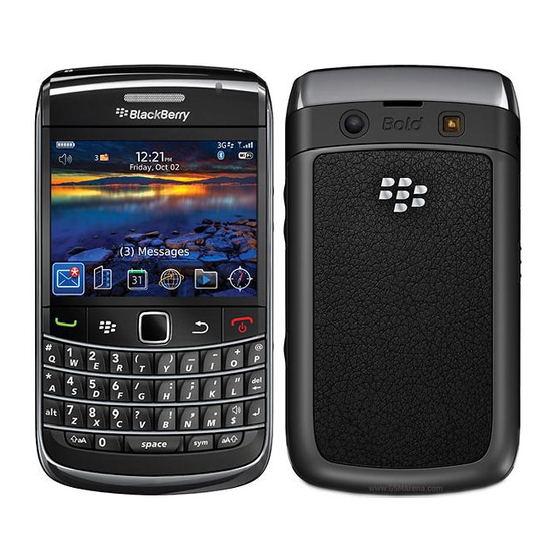 BLACKBERRY BOLD 9700 - V 6.0 Manuals