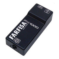 Farfisa FX-1000 User's Manual And Guarantee