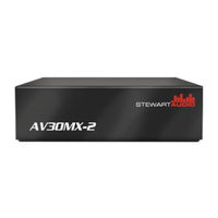 Stewart Audio AV30MX-2 Owner's Manual