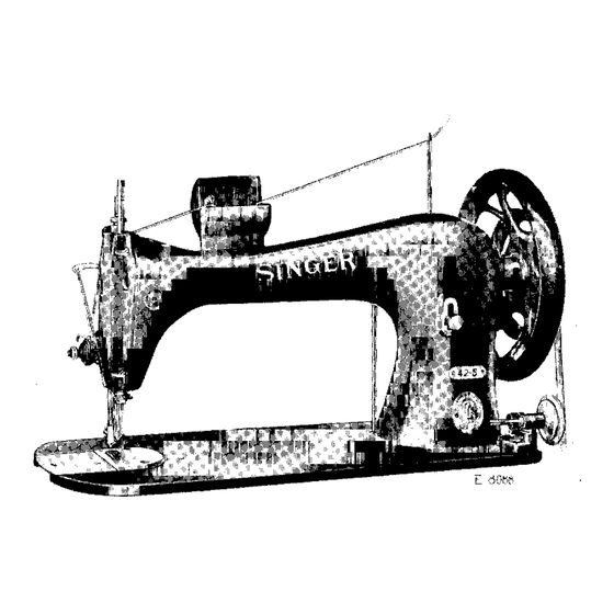 Singer 42-5 List Of Parts