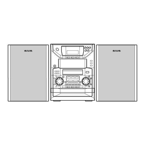 Aiwa XR-HG7MD Service Manual