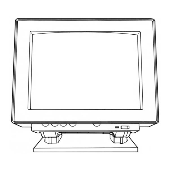 Sony GDM-1962B Installation Manual