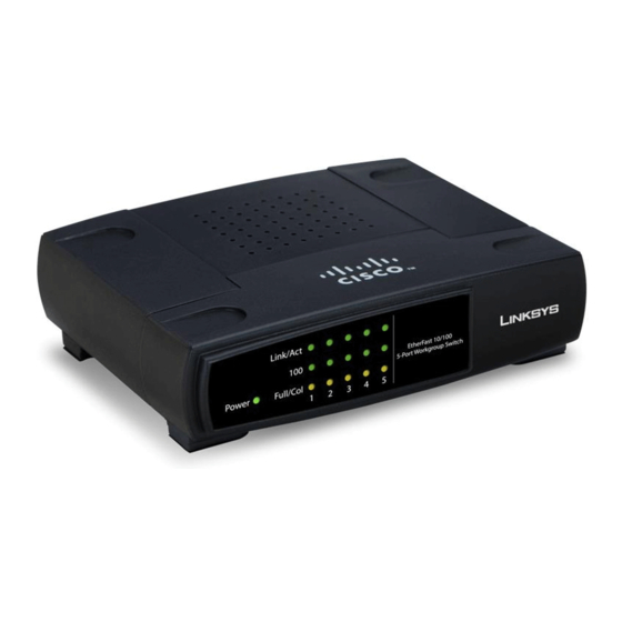 Linksys EZXS55W v4.2 Ethernet Switch Manuals