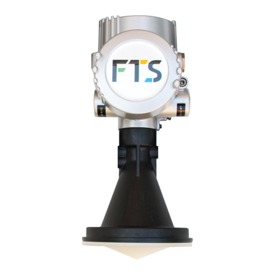 User Manuals: FTS Radar Stage Sensor Level Measurement
