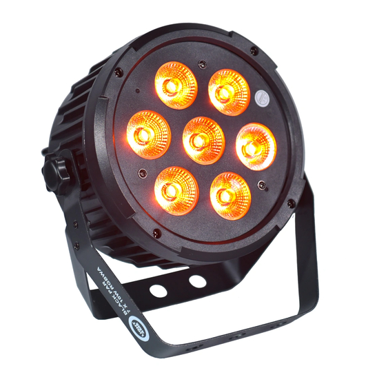 Light4Me BLACK PAR 7X10W RGBWA User Manual