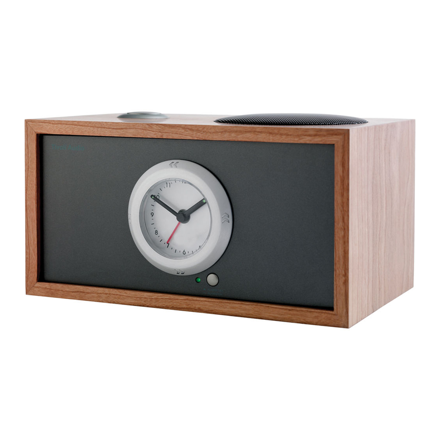 Tivoli Audio Dual Alarm Speaker Owner's Manual