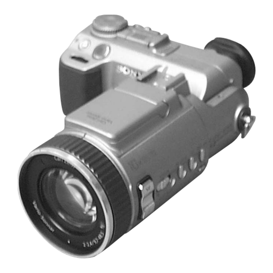 Sony Cyber-shot DSC-F707 Service Manual