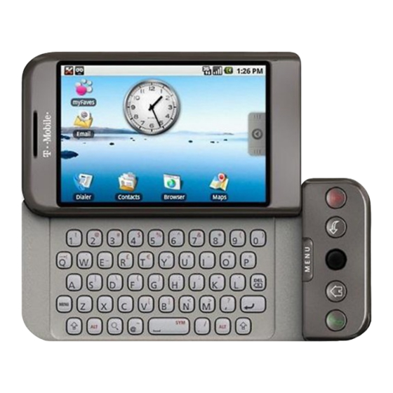HTC T-Mobile G1 User Manual