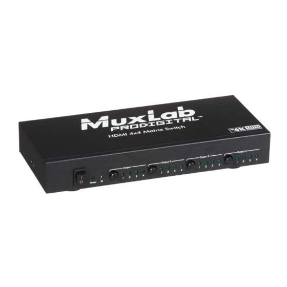 MuxLab 500440 Quick Installation Manual